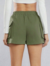 Haute Women's Casual Solid Color Cargo Shorts
